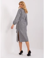 LK SK 509516 šaty.04 biela a čierna