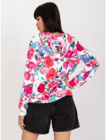 Mikina RV BL 8118.89 biela a ružová Mikina RV BL 8118.89 biela a ružová