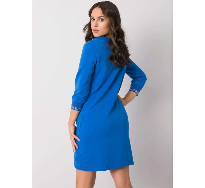 Šaty RV SK model 16327705 tmavě modrá - FPrice Šaty RV SK model 16327705 tmavě modrá - FPrice