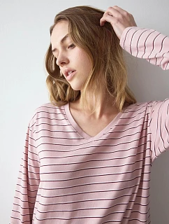 Nočné košele Nightdresses NDK LSL 08 X ružové PINK – TRIUMPH
