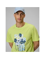 Pánske tričko oversize s potlačou 4F 4FWSS26TTSHM2784-42S