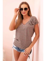 Dámsky bavlnený top na ramienka s výstrihom do V biely Dámsky bavlnený top na ramienka s výstrihom do V biely