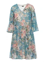 Šifonové šaty se pasem model 4 model 18002560 - STYLOVE