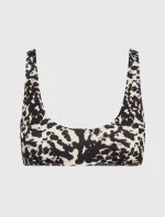 Dámska plavková podprsenka KWKW02489 0GM Leopard - Calvin Klein