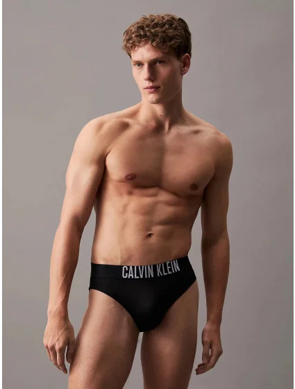 Pánske plavky KM0KM01057 BEH black - Calvin Klein