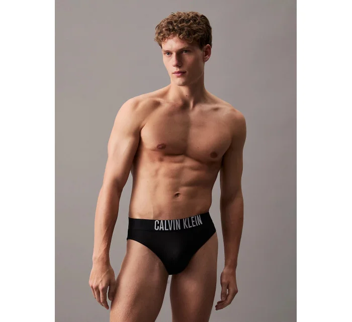 Pánske plavky KM0KM01057 BEH black - Calvin Klein