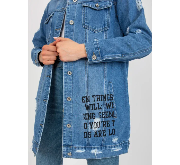 Dámska džínsová bunda HM KR M229.55 Blue jeans - FPrice
