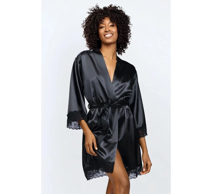 Dámský župan model 21778834 Černá - DKaren Dámský župan model 21778834 Černá - DKaren