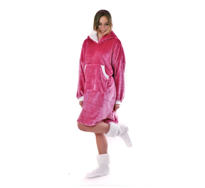 Siena Oversize mikina Old Pink