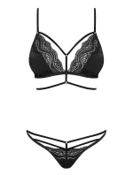 Dámská erotická souprava model 20586616 set black - Obsessive Dámská erotická souprava model 20586616 set black - Obsessive