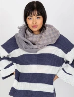 Tunelový šál AT KM 9501.10 šedoružová