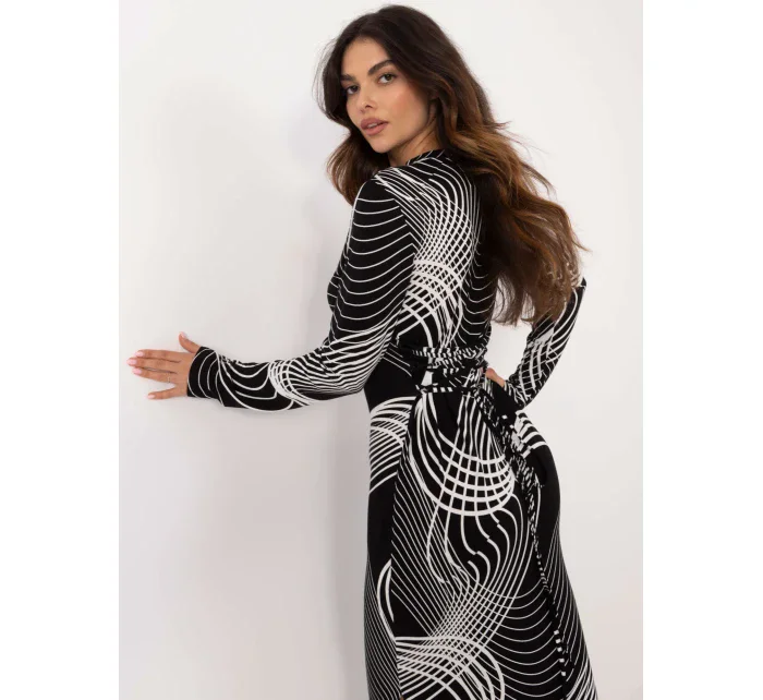 Šaty LK SK 509792 2.09 čiernobiele