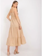 Šaty RO SK béžová model 17293410 - FPrice Šaty RO SK béžová model 17293410 - FPrice