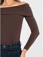 Blúzka RV BZ A1194.25 tmavohnedá Blúzka RV BZ A1194.25 tmavohnedá