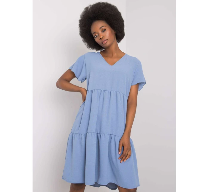 Šaty WN SK model 15347383 modrá - FPrice Šaty WN SK model 15347383 modrá - FPrice
