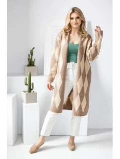 Sveter na zapínanie model 178642 PeeKaBoo