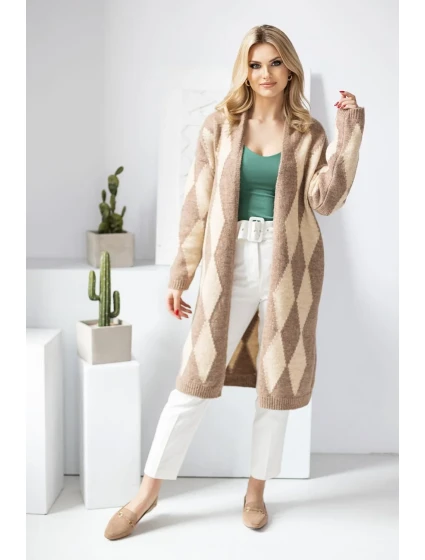 Sveter na zapínanie model 178642 PeeKaBoo