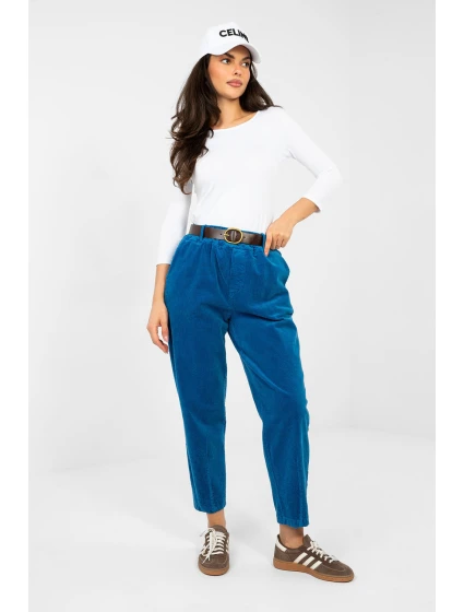 Šnúrové nohavice model 224058 Taliansko Moda Šnúrové nohavice model 224058 Taliansko Moda