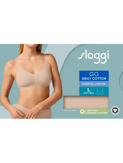 sloggi GO Daily Cotton Soft podprsenka - BROWN - SLOGGI BROWN - SLOGGI
