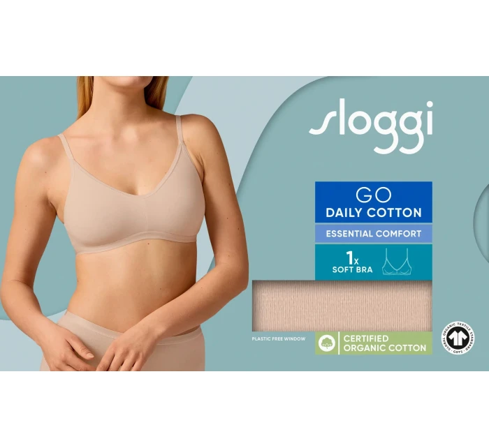 sloggi GO Daily Cotton Soft podprsenka - BROWN - SLOGGI BROWN - SLOGGI