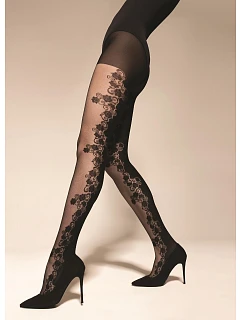 Punčocháče Trendy Floral vzor 50 model 22348032 - Gatta