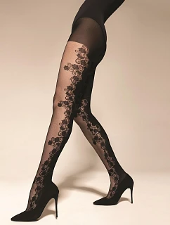 Punčocháče Trendy Floral vzor 50 model 22348032 - Gatta
