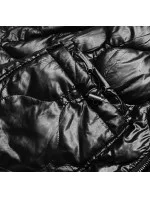 Čierna dámska bunda s ozdobným prešívaním (AG1-J9086) Čierna dámska bunda s ozdobným prešívaním (AG1-J9086)