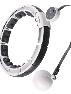 Hula Hop HMS HHM16 s magnetom a závažím biela + počítadlo