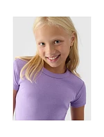 Hladké dívčí tričko model 22117370 - 4F