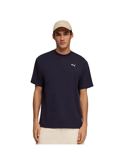 Pánske tričko Puma ESS Elevated Relaxed Tee, tmavomodré, 692018 16, pánske Pánske tričko Puma ESS Elevated Relaxed Tee, tmavomodré, 692018 16, pánske