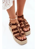 Dámské sandály s pásky a pletením model 21698921 - Boto