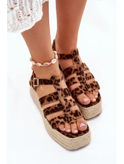 Dámské sandály s pásky a pletením model 21698921 - Boto