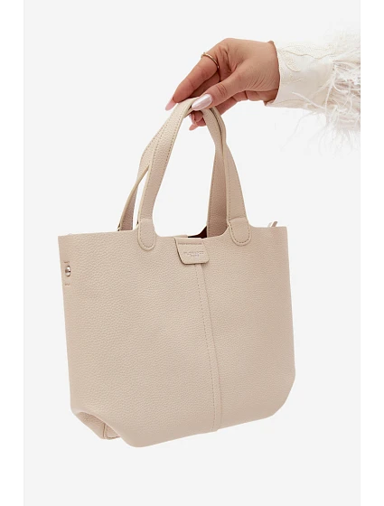 Béžová taška z umělé kůže model 22220925 - Flora&Co