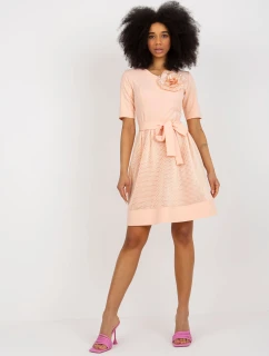 LK SK 506551 šaty.76P broskyňa