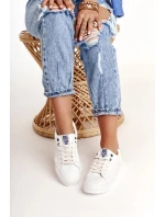 Dámske módne tenisky Big Star - biela/tmavomodrá Dámske módne tenisky Big Star - biela/tmavomodrá