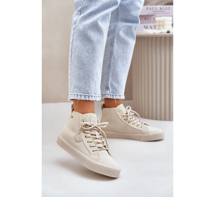 Zateplené model 20653417 Tenisky Dámské Big Star HiPoly System Béžové - Big Star Shoes