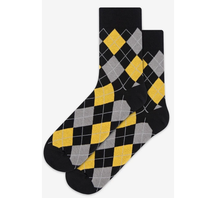 "CASUAL- Vzorované ponožky, pánske"