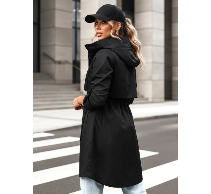 Dámská přechodná bunda parka černá Dstreet model 21974198 - FashionStreet