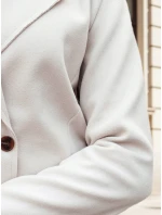 dámský oversize kabát dlouhý béžový Dstreet model 21981934 - FashionStreet dámský oversize kabát dlouhý béžový Dstreet model 21981934 - FashionStreet