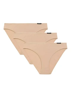 Dámske 3 balenia 580 béžových nohavičiek - Atlantic