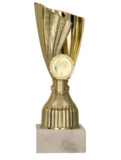 Zlatý plastový pohár ZORA