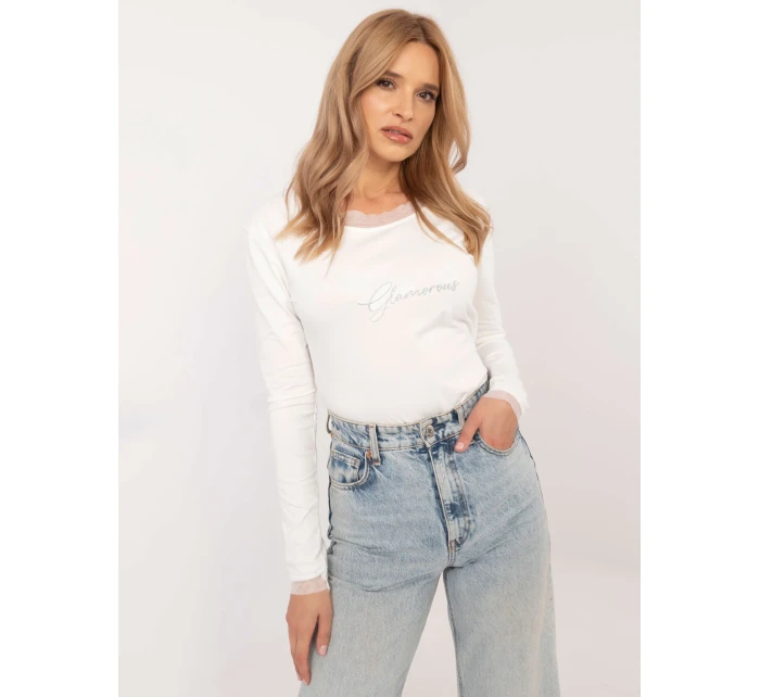 Bluzka CLM BZ model 20692077 ecru - FPrice Bluzka CLM BZ model 20692077 ecru - FPrice