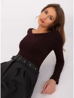 Blúzka EM BZ 785.32P tmavohnedá