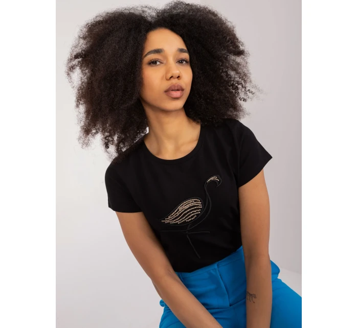 Bluzka RV BZ model 19735091 czarny - FPrice Bluzka RV BZ model 19735091 czarny - FPrice