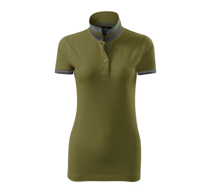 Polokošeľa Collar Up avokádovo zelená Polokošeľa Collar Up avokádovo zelená