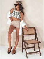 Dámske šortky SUNYLOOK beige FashionStreet SY0373