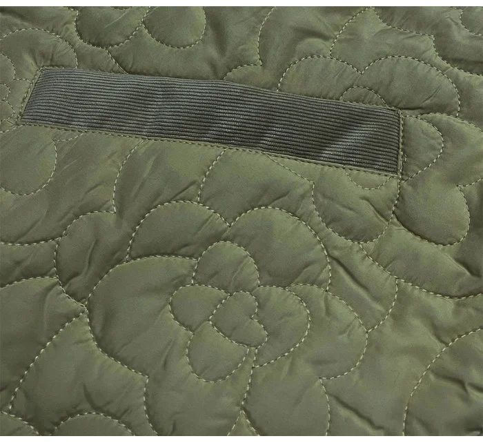 Tenká zelená dámská bunda s ozdobným prošíváním model 15834472 - Ann Gissy