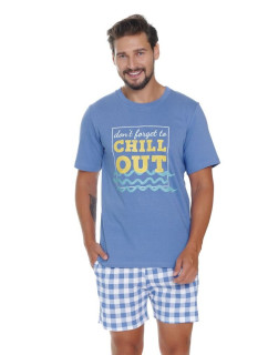 Pánske pyžamo Chill out II modré