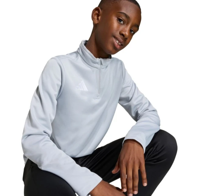 Detské tričko adidas Entrada 26 Training Top light grey JZ6637 Detské tričko adidas Entrada 26 Training Top light grey JZ6637