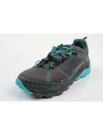 Aku dámska treková športová obuv Flyrock Gore-tex odolná sivá modrá dámska